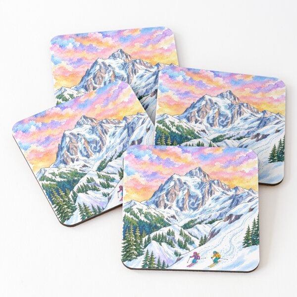 Item preview, Ski Happy into the Sunset designed and sold by skihappyco.