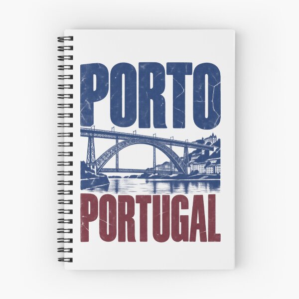 Item preview, Porto Portugal Dom Luis Bridge Retro Distressed designed and sold by Yellowriversss.