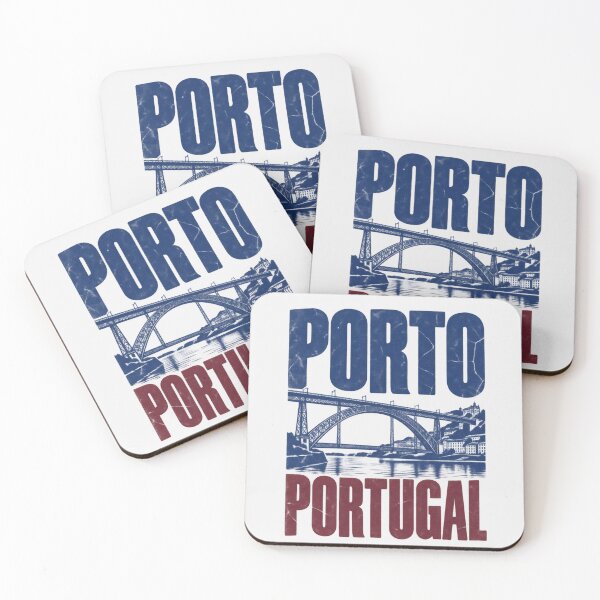 Item preview, Porto Portugal Dom Luis Bridge Retro Distressed designed and sold by Yellowriversss.