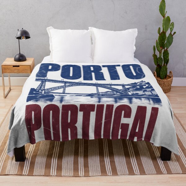 Item preview, Porto Portugal Dom Luis Bridge Retro Distressed designed and sold by Yellowriversss.