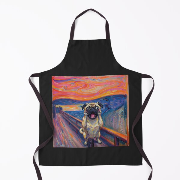Item preview, The scream pug designed and sold by WildArtIT.