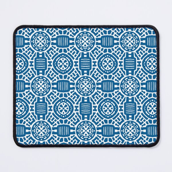 Item preview, Linear Damask Blue designed and sold by Beatitudes Design.