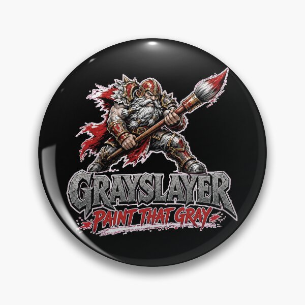 Item preview, Grayslayer Paint That Gray Miniature Painting Tabletop Dwarf designed and sold by MirengLab.