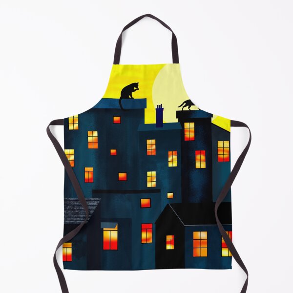 Item preview, Cats on Rooftops at Dusk designed and sold by Andrew Hitchen.