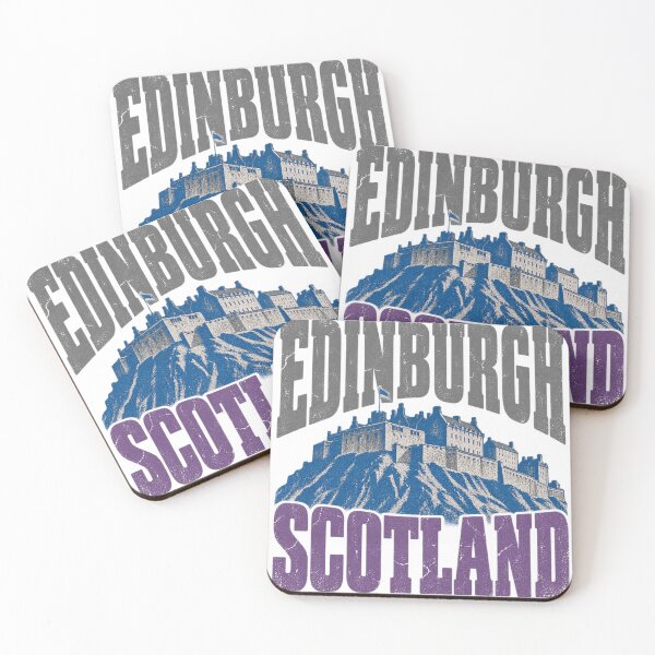 Item preview, Edinburgh Scotland Castle Retro Distressed designed and sold by Yellowriversss.