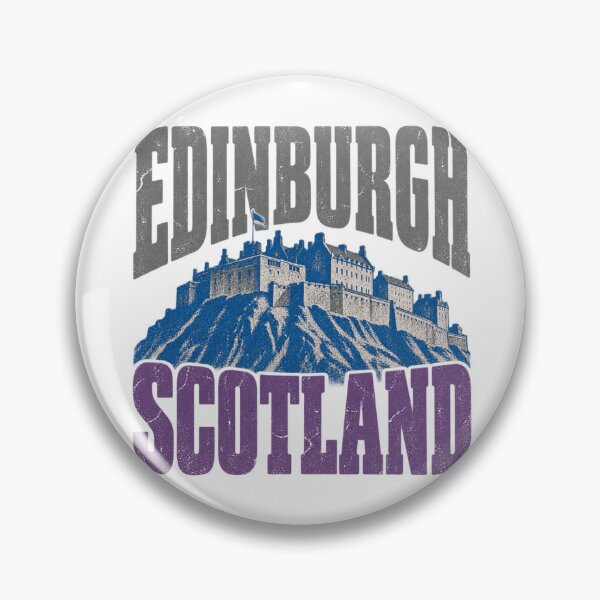 Item preview, Edinburgh Scotland Castle Retro Distressed designed and sold by Yellowriversss.
