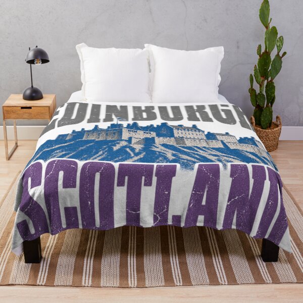 Item preview, Edinburgh Scotland Castle Retro Distressed designed and sold by Yellowriversss.