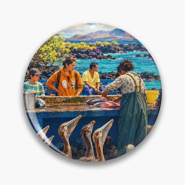 Item preview, Galapagos Island Travel Poster inspired by my photography  designed and sold by Andiamo-Amigos.