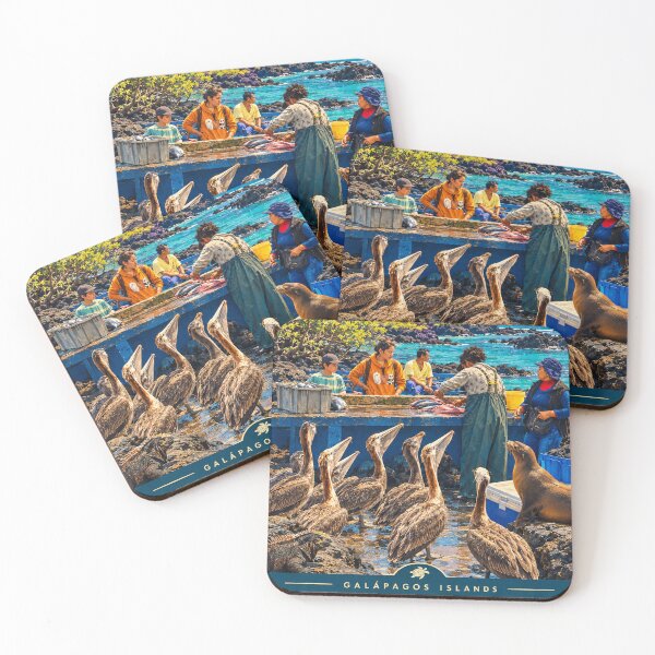 Item preview, Galapagos Island Travel Poster inspired by my photography designed and sold by Andiamo-Amigos.