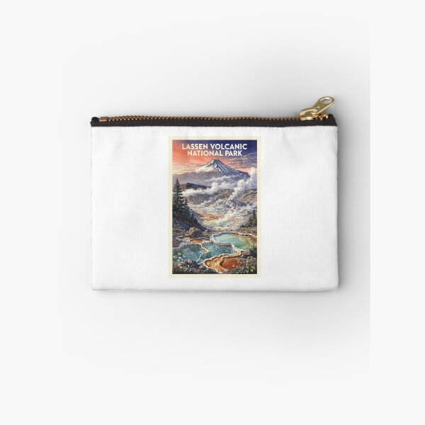 Artikelvorschau, Lassen-Volcanic-Nationalpark, Kalifornien, Vintage-Aquarell-Reise entworfen und verkauft von Teelogic.