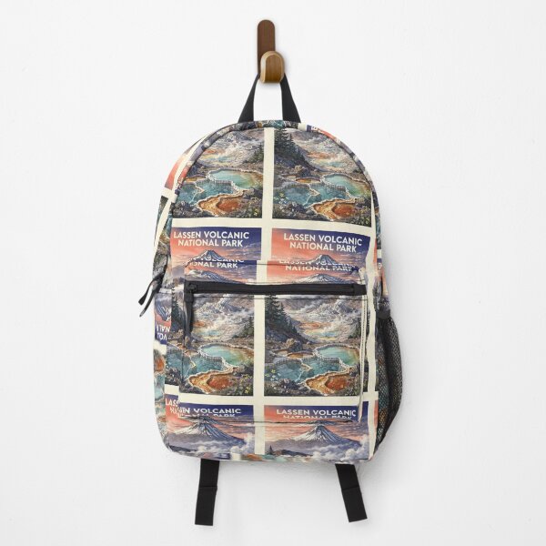 Item preview, Lassen Volcanic National Park California Vintage Watercolor Travel designed and sold by Teelogic.