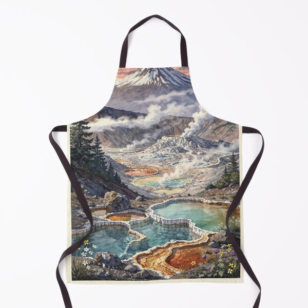 Item preview, Lassen Volcanic National Park California Vintage Watercolor Travel designed and sold by Teelogic.