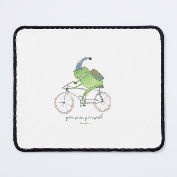 Item preview, Your Pace Your Path Frog Watercolor Quote designed and sold by lumekind.