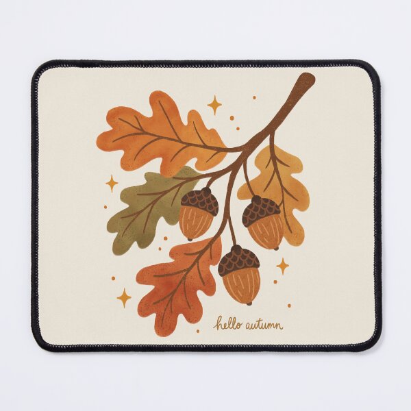 Item preview, "Hello Autumn" Leaves and Acorns designed and sold by OHBOY! Handmade.