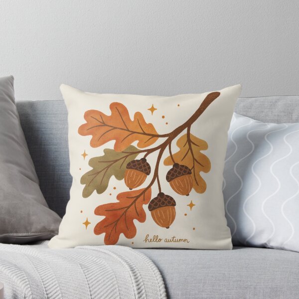 Item preview, "Hello Autumn" Leaves and Acorns designed and sold by OHBOY! Handmade.