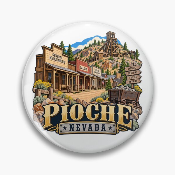 Item preview, Pioche, Nevada - Historic Mining Town designed and sold by Myra365Art.