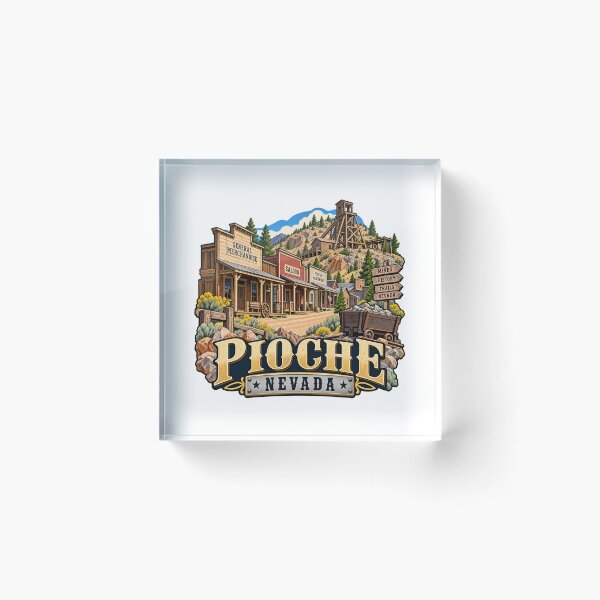 Item preview, Pioche, Nevada - Historic Mining Town designed and sold by Myra365Art.