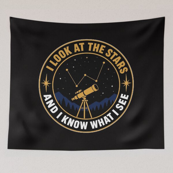 Item preview, I Look At The Stars And I Know What I See Astronomy Telescope designed and sold by MirengLab.