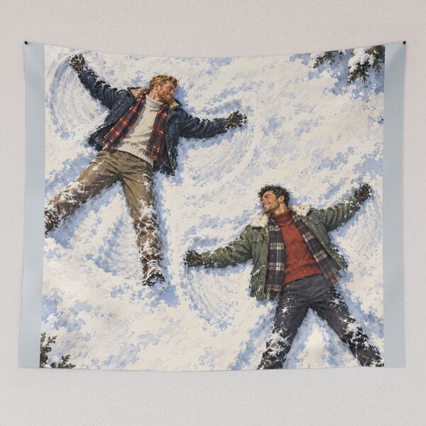 Item preview, Loving Out Loud: Snow angels designed and sold by Skyeleigh and Spideough.