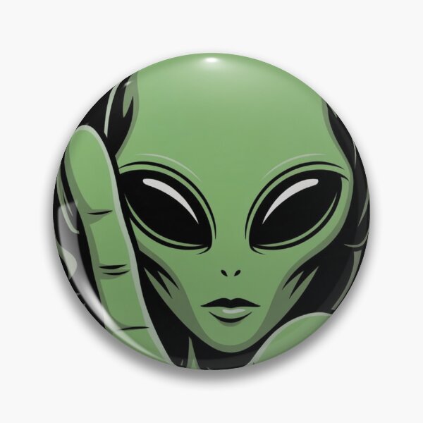 Item preview, Alien Vibes Retro Green Alien Headphones designed and sold by NatArtSA.