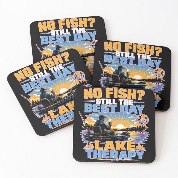 Item preview, No Fish? Still The Best Day. Lake Therapy Fishing designed and sold by MirengLab.