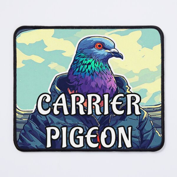 Item preview, Funny Anthropomorphic Humanized CARRIER PIGEON Cyberpunk Streetwear. designed and sold by Giulivo Store Graphic.