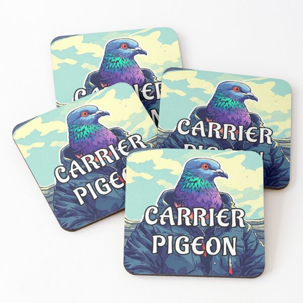 Item preview, Funny Anthropomorphic Humanized CARRIER PIGEON Cyberpunk Streetwear. designed and sold by Giulivo Store Graphic.