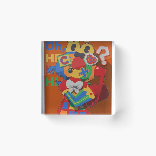 Item preview, Colorful Telephone Block Character designed and sold by kaleidoscopese.