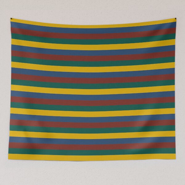 Item preview, Horizontal Multicolor Stripe Pattern Spectrum Lines Abstract designed and sold by LensDyn™.