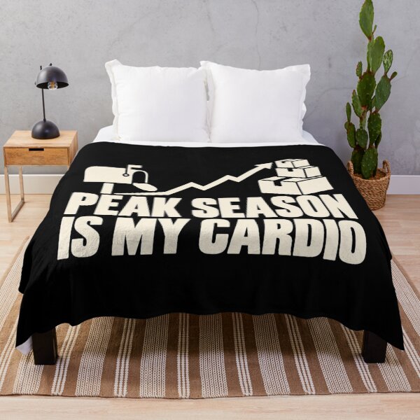 Item preview, Peak Season Is My Cardio Postal Worker Humor designed and sold by DreamLayerStudio.