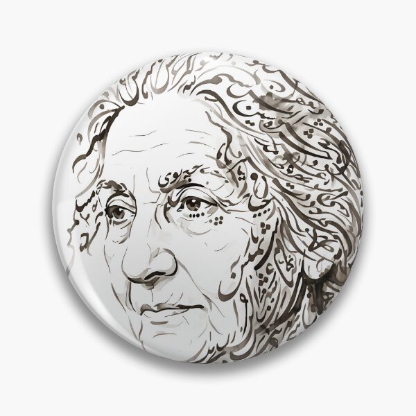 Item preview, Persian Calligraphy Wise Woman Portrait Traditional Iranian Typography Art designed and sold by yousefi.