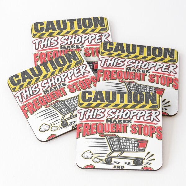 Item preview, Caution This Shopper Makes Frequent Stops designed and sold by purrtees.
