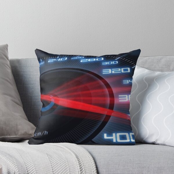 Item preview, Red and black speedometer of a fast racing car designed and sold by koringaFTS.