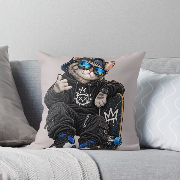 Item preview, Urban Skater Cat designed and sold by aminomen.