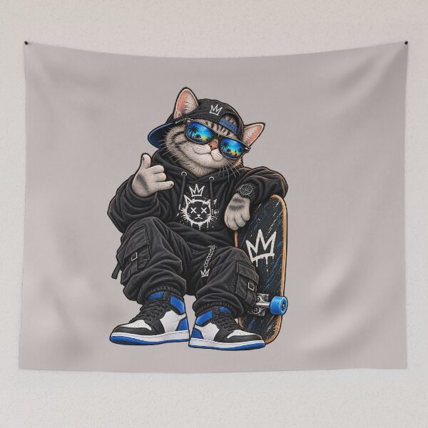 Item preview, Urban Skater Cat designed and sold by aminomen.