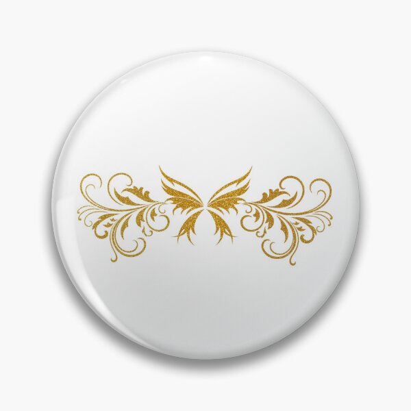 Artikelvorschau, Goldglitzernder Schmetterlingswirbel entworfen und verkauft von madebykenz.