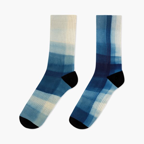 Item preview, Indigo Coastal Plaid Quiet Luxury Pattern designed and sold by trajeado14.