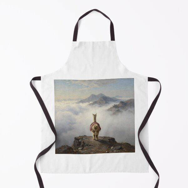 Item preview, Wanderer above the sea of fog llama designed and sold by WildArtIT.