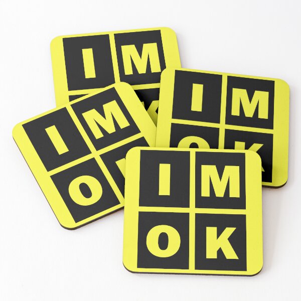 Item preview, I'm OK Okay Funny Status Update designed and sold by Rob's Graphics.