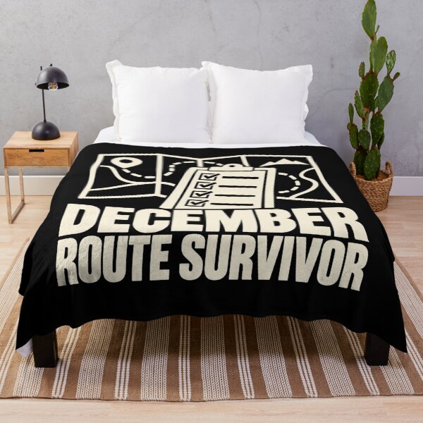 Item preview, December Route Survivor Mail Carrier Holiday Humor designed and sold by DreamLayerStudio.