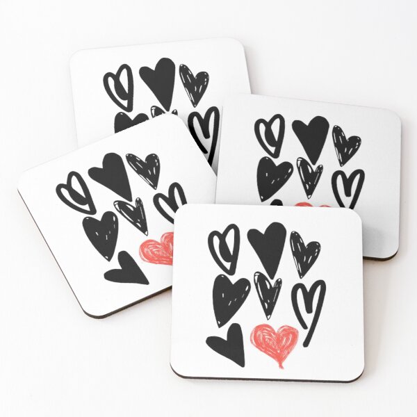 Item preview, Hand Drawn Heart Doodle Love Sketch designed and sold by designbyuzi.