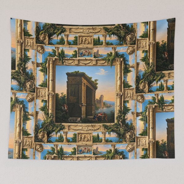Item preview, Architrave of The Money Changers (attrib. Viviano Codazzi) Capricious Frame  designed and sold by FernhorenFits.