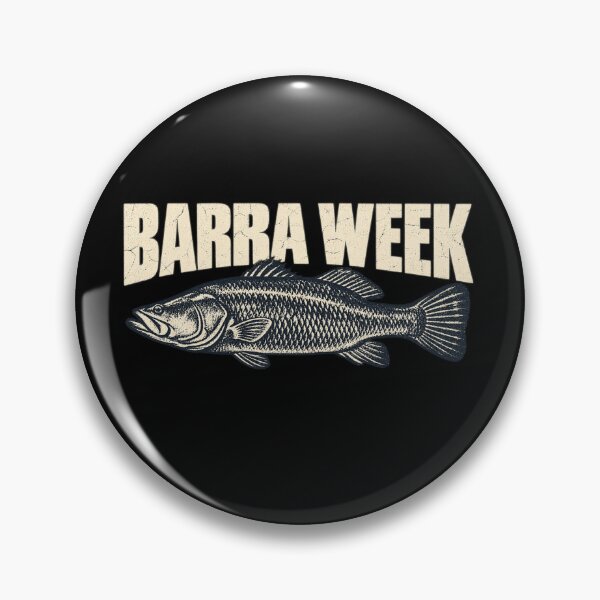 Item preview, Barra Week Barramundi Fishing Retro Distressed designed and sold by Yellowriversss.
