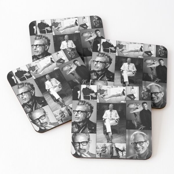 Artikelvorschau, Jeff Goldblum Collage entworfen und verkauft von pixelartshop4r.