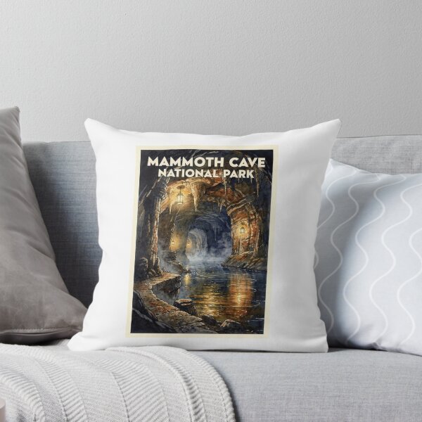 Item preview, Mammoth Cave National Park Kentucky Vintage Watercolor Travel designed and sold by Teelogic.