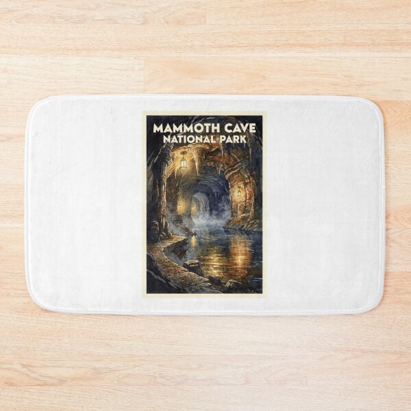 Item preview, Mammoth Cave National Park Kentucky Vintage Watercolor Travel designed and sold by Teelogic.