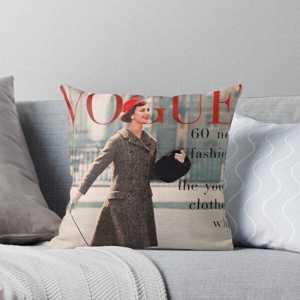 Item preview, Vogue Magazine Cover Vintage Girls Ladies Women Wall Art Poster Print Tee Cushion Mug Shirt designed and sold by Cool Robot Bro..