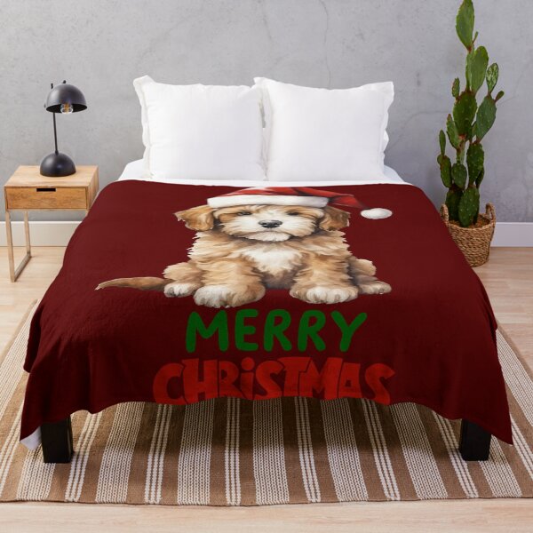 Item preview, Cute Goldendoodle Christmas Dog Santa Hat designed and sold by stormk10.