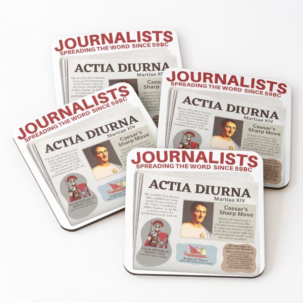 Item preview, Journalists: Spreading the word since 59BC designed and sold by ForWriters.