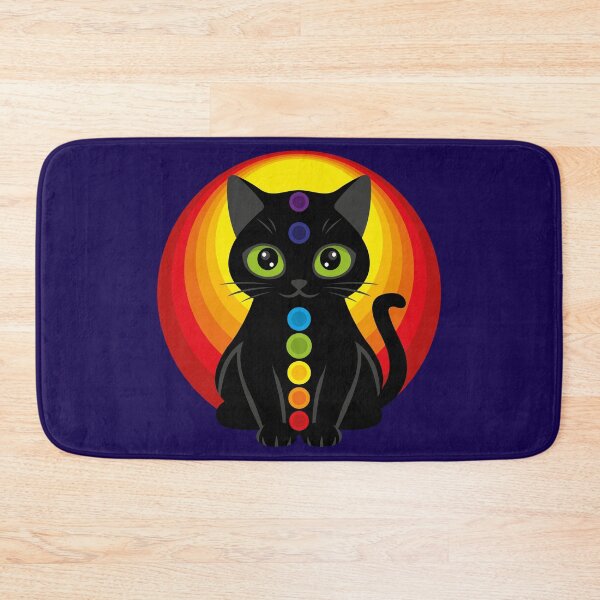 Item preview, Chakra Cat - Spiritual Energy in Balance designed and sold by fishdesigns.